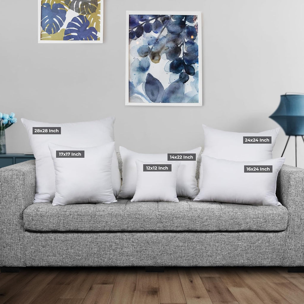 Utopia Bedding Pillow Inserts - Soft & Supportive 28x28 Decorative Throw Pillows | Set of 2, White