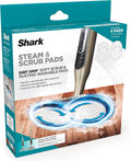 Shark Steam & Scrub Washable Pads - Powerful Cleaning for All Sealed Hard Floors | Compatible with S8001, S8201, S7201 & S7001 - Grey