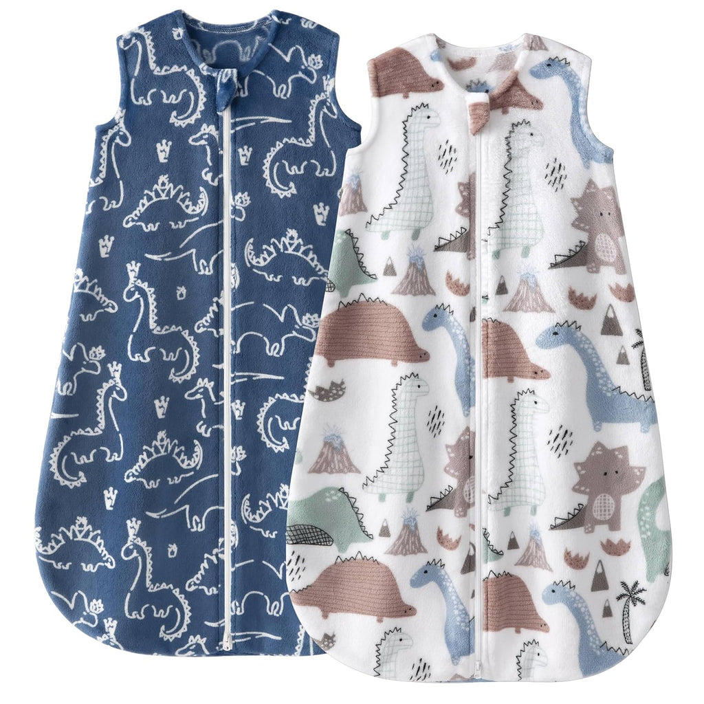 Yoofoss Baby Sleep Sack | 1.5 Tog Fleece Wearable Blanket for 0-6 Months | Soft & Lightweight