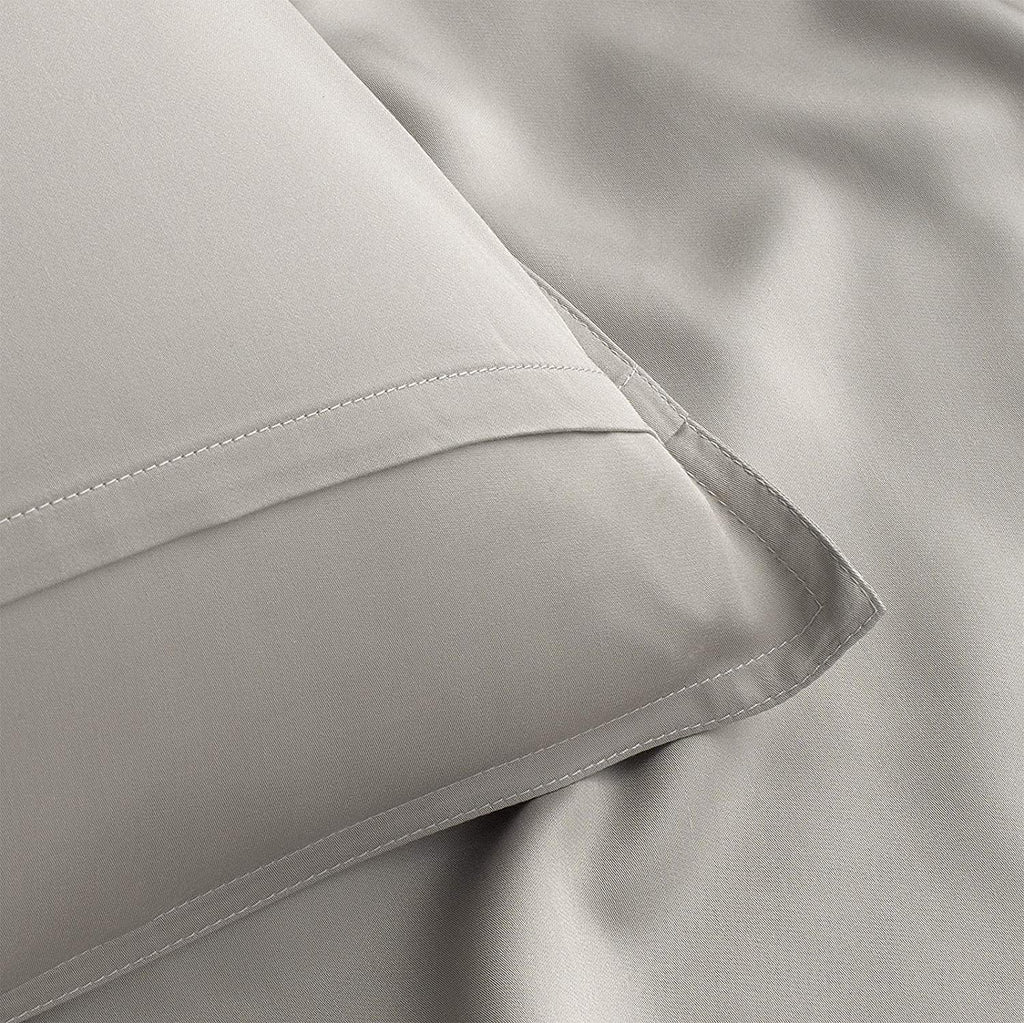 Pure Bamboo Twin Sheets - Luxuriously Soft 100% Organic Viscose Bed Sheet Set | Cooling Stripes with 2-Year Quality Promise