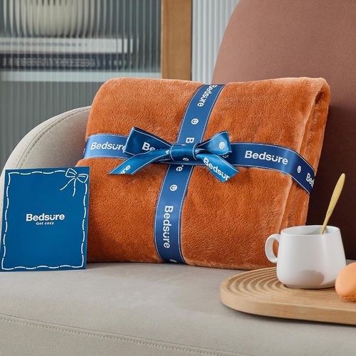 Bedsure GentleSoft Fleece Blanket - Queen Size 280GSM Plush, Lightweight & Cozy for Bed, Sofa, Travel