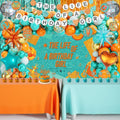 133 Pcs Life of A Birthday Girl Party Decorations, Birthday Decorations for Girls Included Swirls, Banner, Cake Topper, Balloons, Tablecloth, Backdrop, Rain Curtain for Party Supplies