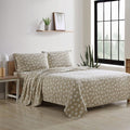 Eddie Bauer - Queen Sheets, Cotton Flannel Bedding Set, Brushed for Extra Softness, Cozy Home Decor (Buckhead Ridge, Queen)