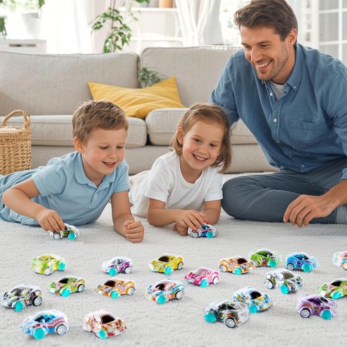 JOYIN 50 Pcs Mini Pull Back Cars, Bulk Toy Cars Party Favors for Kids 8-12, Treasure Box Prizes for Classroom, Pinata Stuffers, Goodie Bags Stuffers, Birthday Gifts Carnival Prizes