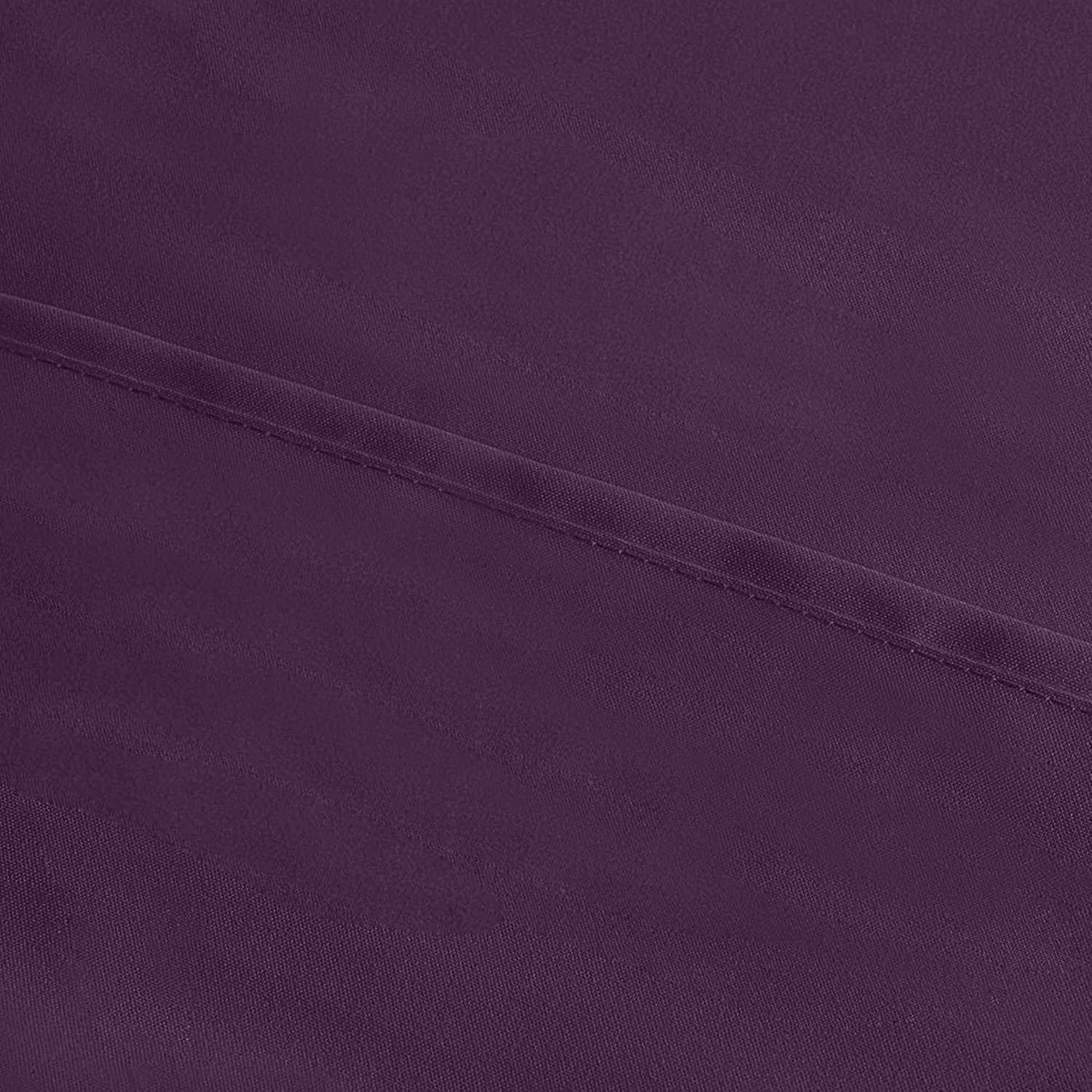 Utopia Bedding King Pillow Cases - Soft Brushed Microfiber - 4 Pack, Fade Resistant - 20 X 40 Inches, Purple