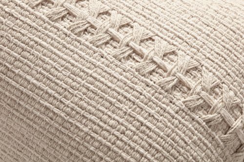 Loloi Chris Loves Julia Harvey Collection PCJ0018 Ivory 12'' x 27'' Cover Only Pillow
