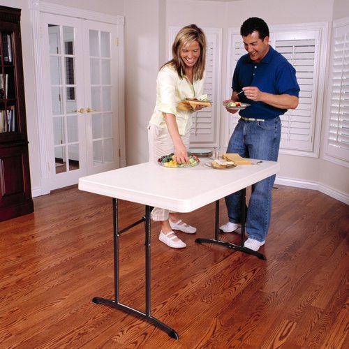 Lifetime 80568 48" x 30" Wide Folding Utility Table, 1