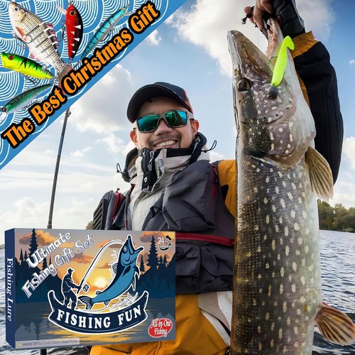 2026 Fishing Advent Calendar - Premium 24-Day Lure Countdown Set for Anglers | Perfect Christmas Gift for Fishing Enthusiasts