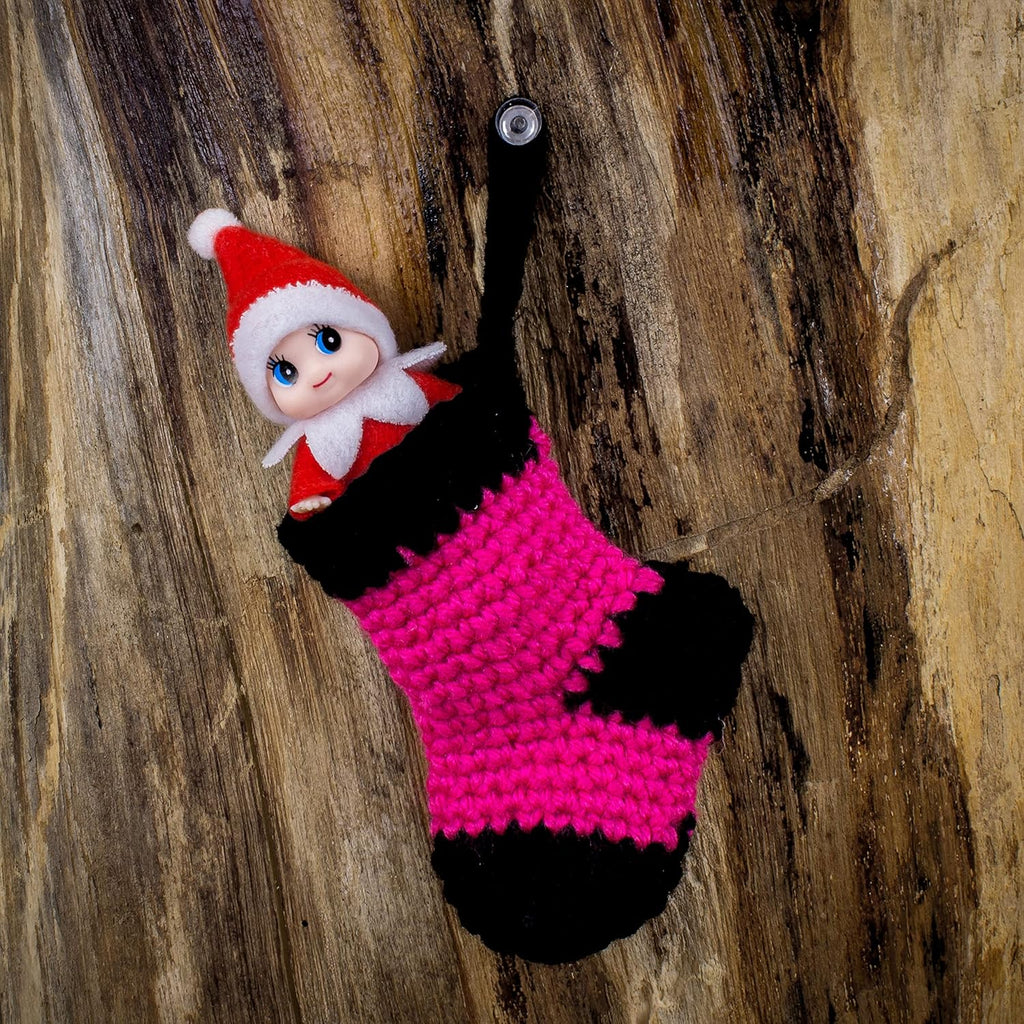 Skiennix Christmas Baby Elf Doll - Adorable Red Jumpsuit for Holiday Cheer