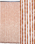 Ezcasch 52 Strands 35.4" x 79" Bamboo and Wood Beaded Curtain for Doorway Handmade Natural Doorway Beads Bohemian Bamboo and Wooden Room Devider Hanging Boho Beaded Curtain,Brown