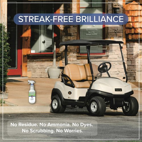 Tillbrook Plexiglass Cleaner - 32 oz Acrylic Cleaner for Plexi glass, Plastic, Vinyl, Fiberglass, and More - Universal, Streak-free, Non-Toxic, Spray and Wipe Cleaner for All Non-Porous Surfaces