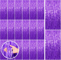 Purple Backdrop Tinsel Streamers - 20 Pack Foil Fringe Curtains for Halloween, Birthdays & Parties