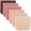 Comfy Cubs Muslin Burp Cloths - Ultra Absorbent 100% Cotton, 20" x 10", Pack of 6 - Soft & Gentle for Babies