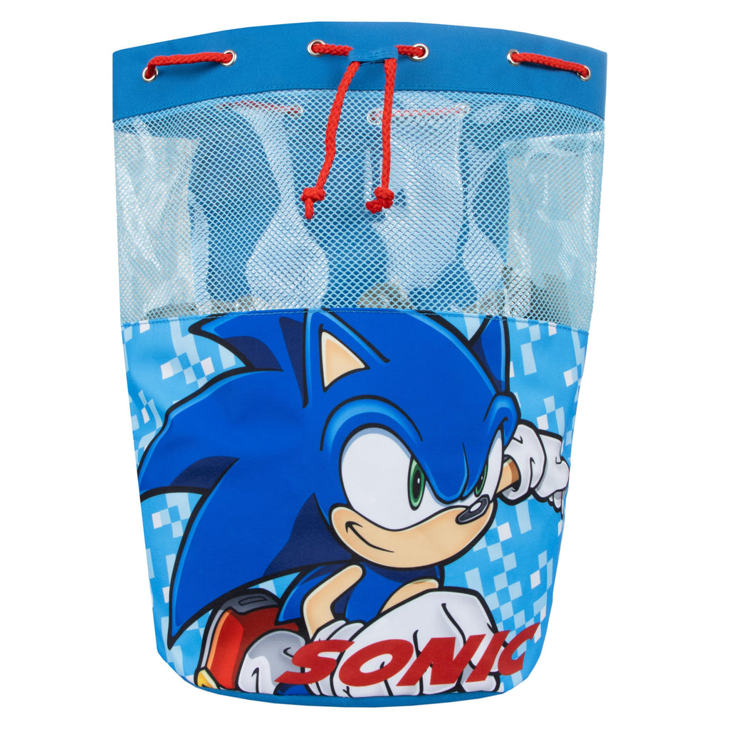 Sonic The Hedgehog Boys Swim Bag | Swimming Backpack For Kids | Boys Sonic Backpack | One Size | Blue