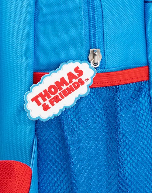 THOMAS & FRIENDS Boys Backpack | Blue & Red Backpack with Adjustable Straps | 3D Train Practical Luggage Sports Pre School Bag