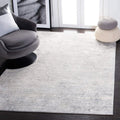 SAFAVIEH Brentwood Collection 6' x 9' Ivory/Grey BNT822A Modern Abstract Non-Shedding Living Room Bedroom Dining Home Office Area Rug