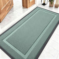 OLANLY Indoor Outdoor Front Door Mat - Waterproof All-Season Doormat, Easy Clean, 47x23, Grayish Green