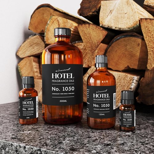 AirScent Warm Vanilla Diffuser Oil No. 1050 - Marshmallow & Tonka Bean Fragrance - 120 mL Dropper Bottle