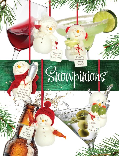 Department 56 Snowpinions Feeling Salty Bring Tequila Hanging Ornament, 3.15 Inch, Multicolor