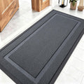 OLANLY Waterproof Front Door Mat - All-Season Indoor/Outdoor Doormat, Easy Clean, 47x23, Charcoal Gray