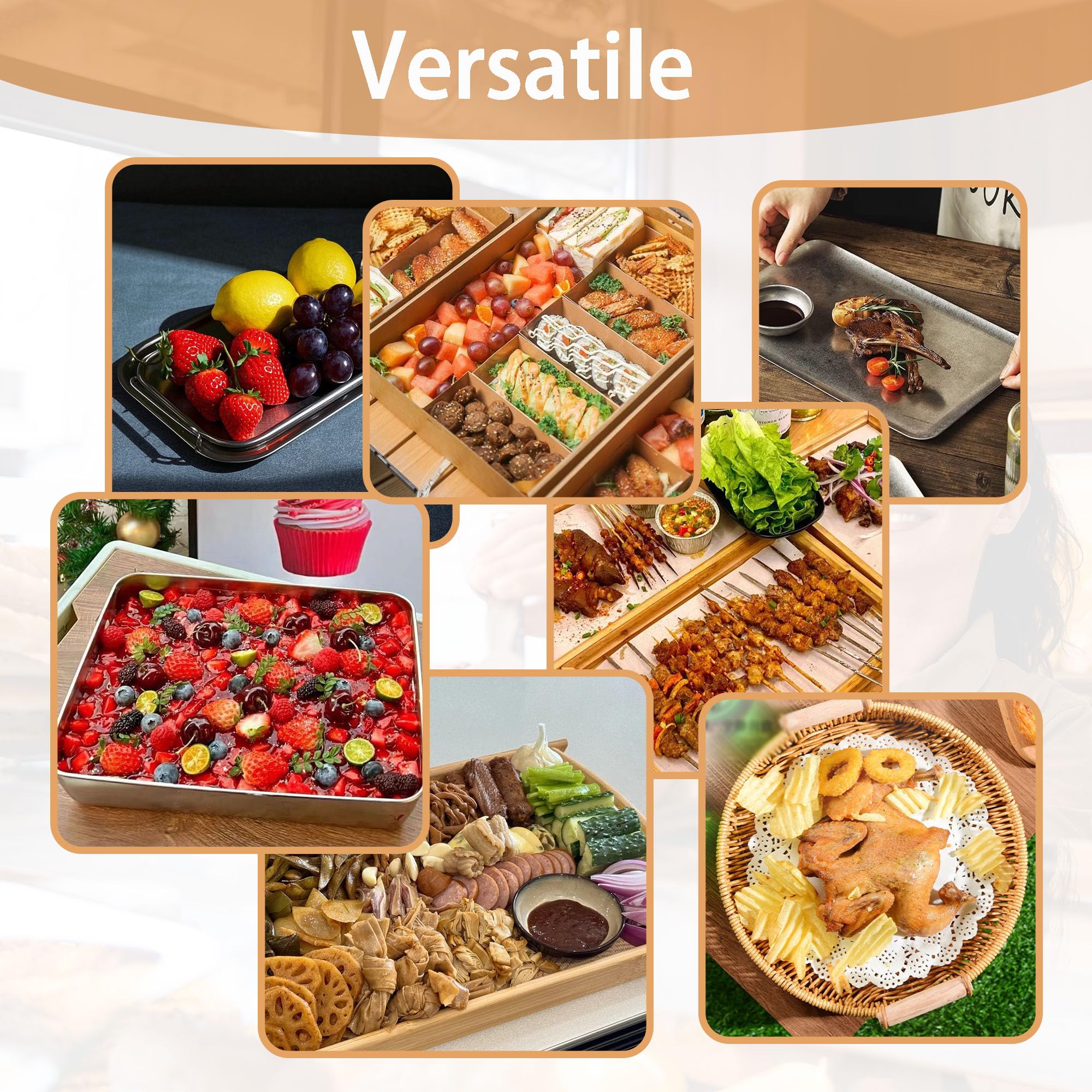 50PCS Elastic Plastic Baking Pan Covers Disposable Half Sheet Cover Transparent Pan Cover Reusable Baking Sheet Liner for Baking Sheets Cookie Trays Bbq Meal Prep Suitable for Up to 13 * 18inches