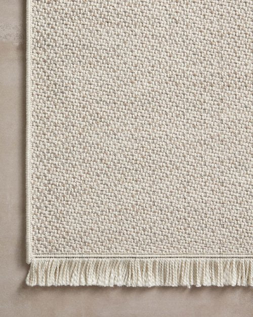 Loloi Amber Lewis Malibu Collection MAB-01 Ivory/Dove 2'-3" x 3'-9" Accent Rug