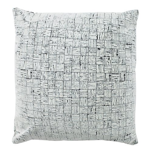 SAFAVIEH Home Halina White and Black 18-inch Decorative Pillow Pillow