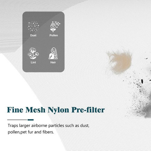 4 Packs KJ217 Replacement Filters Compatible with Mooka KJ217 Air Cleaner Purifier