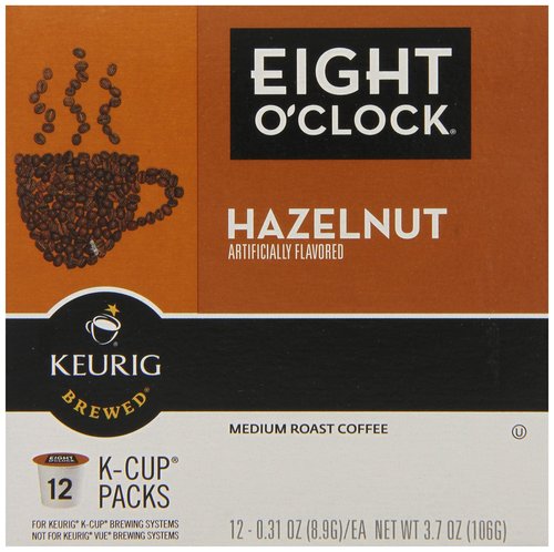 Eight O'Clock Hazelnut K-Cups (72 count)