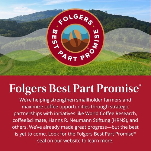 Folgers Colombian Medium Roast Coffee, 22.6 Ounces (Pack of 6)