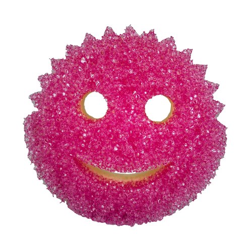 Scrub Daddy Scrub Mommy Dual Sided Cleaning Sponge 3 Pack - Firm Scrubber and Gentle Sponge - Pink