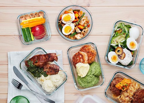 M MCIRCO Glass Food Storage Containers - 30-Piece Airtight Meal Prep Set | Snap Locking Lids, Microwave & Oven Safe