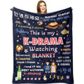 Ryubein Korean Drama Gifts, K-Drama, Kdrama Merch, Korean Drama Gifts for Women Teen Girls, K Drama Gifts for Women Men, Korean Gifts, K Pop Gifts, Birthday Christmas Kdrama Blanket 50"X60"