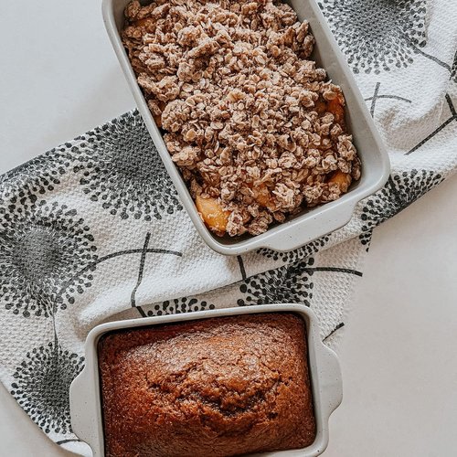Mora Ceramic Baking Dishes Set of 2 - Versatile Porcelain Casserole & Loaf Pans | 7x11 in, Grey