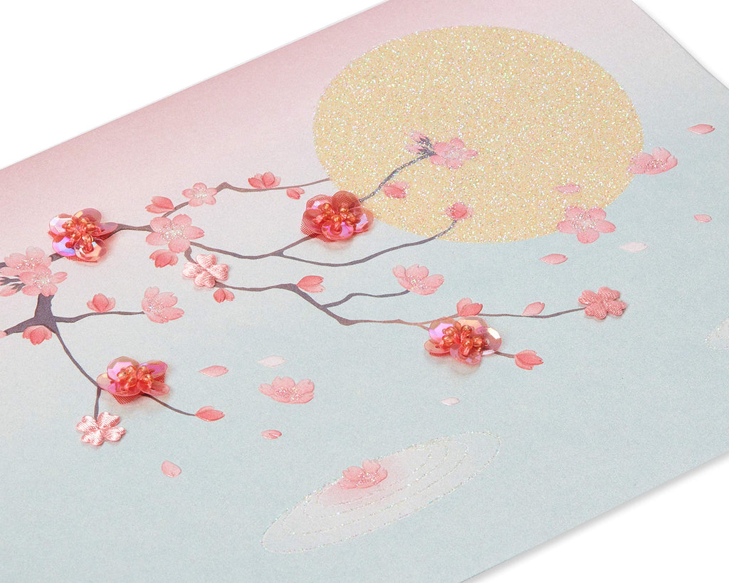 Papyrus Blank Mother's Day, Thinking of You Card (Cherry Blossoms)
