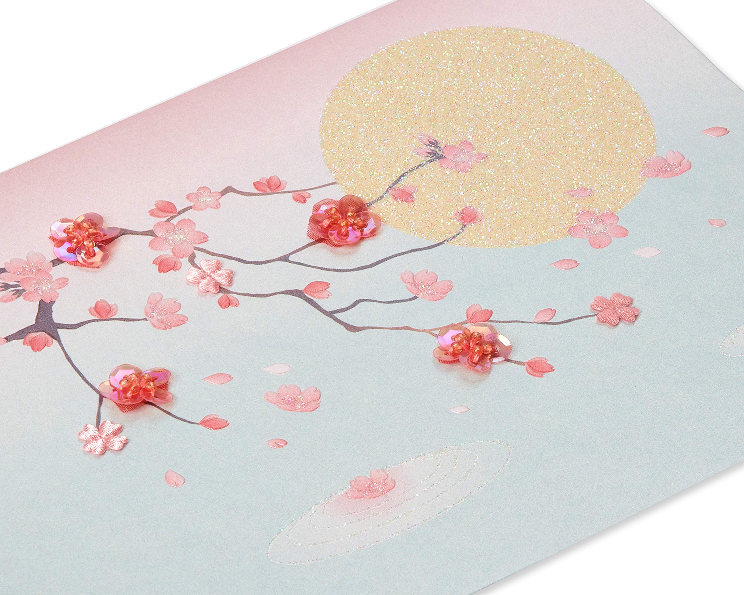 Papyrus Blank Mother's Day, Thinking of You Card (Cherry Blossoms)