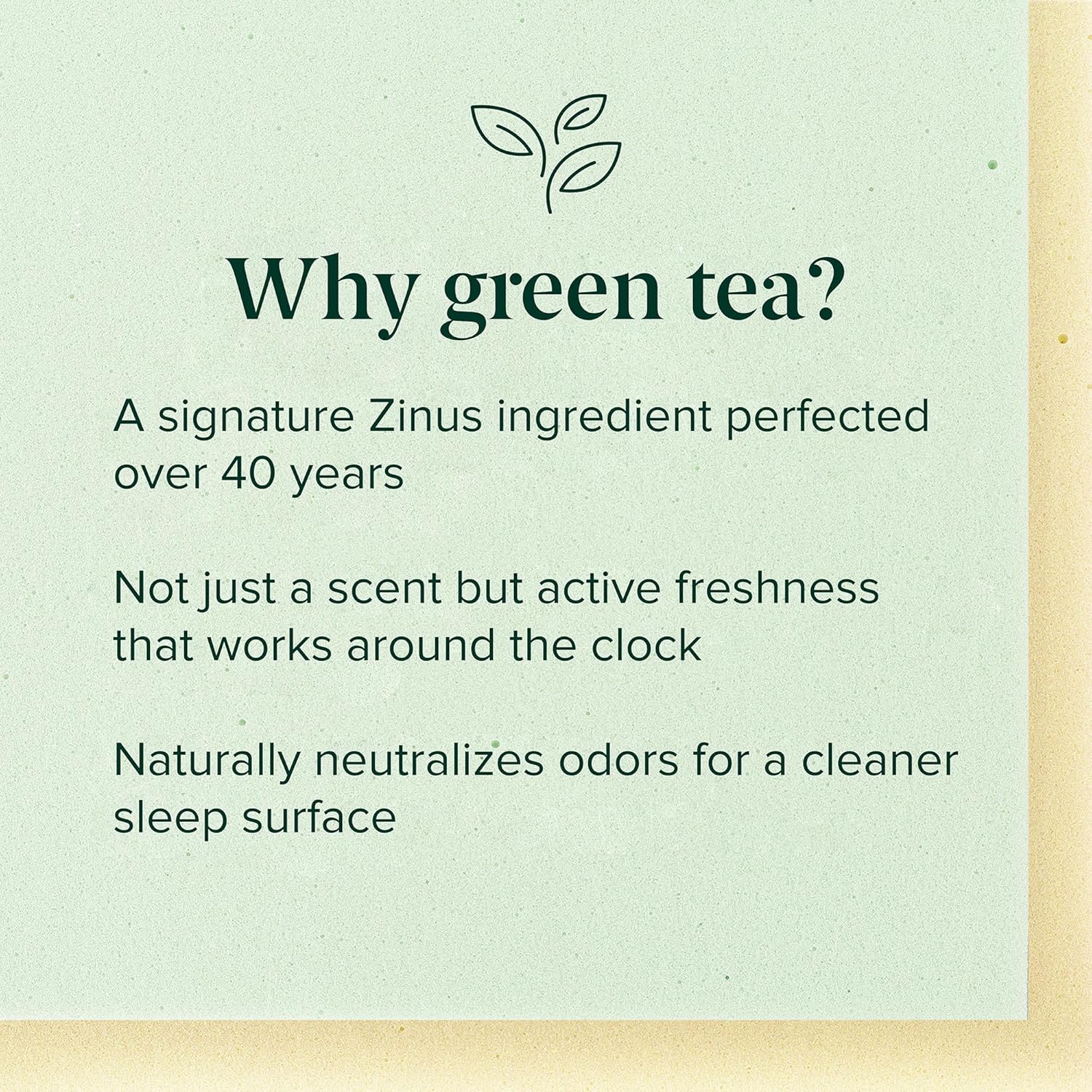 Zinus 12 Inch Twin Green Tea Memory Foam Mattress - Medium Firm, Zoned Pressure Relief, Fiberglass Free