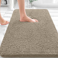 OLANLY Bath Rugs - Extra Soft Absorbent Chenille Mats | 36x24, Quick Dry, Machine Washable, Warm Taupe