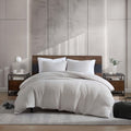 Kenneth Cole - Duvet Cover King Size, Ultra-Soft Waffle Textured Bedding w/Matching Pillowcases, 3 Piece Bed Sets (Solid Grey)