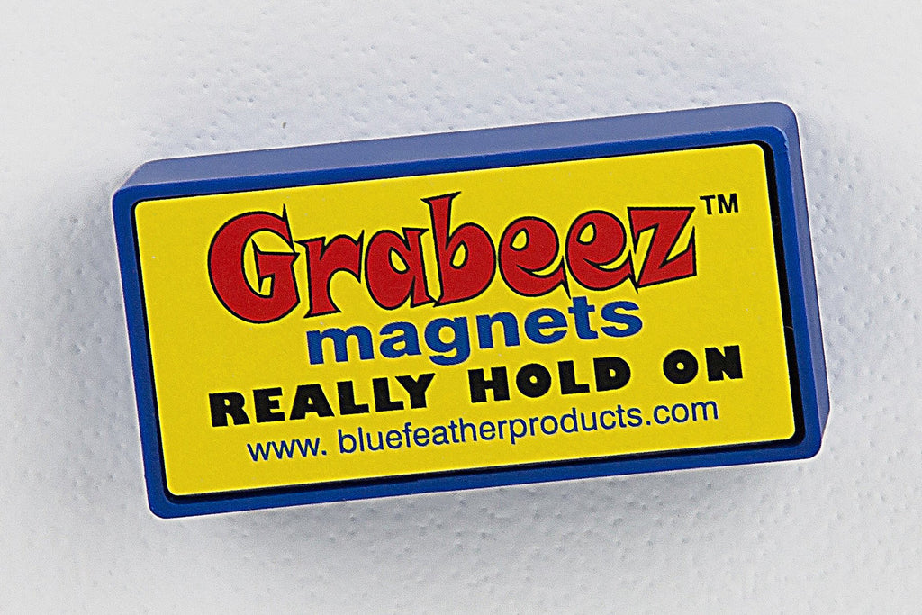 Domino Size Magnet 5 Set for Fridge, Office, Metal Surfaces Holds Memos, Photos, Calendars, Artwork, Building Plans, Maps