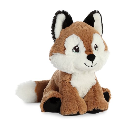 Aurora® Adorable Precious Moments™ Smarty Fox Stuffed Animal - Heartwarming Toy for Comforting Children - for Sentimental Gifts, Birthdays, and Adults - Brown 7.5 Inches