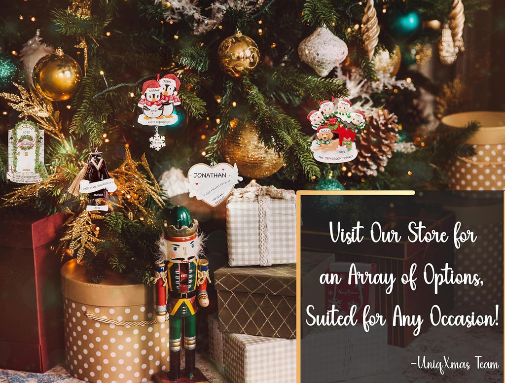 Personalized Gingerbread House Couple Ornament 2025 - Free Customization | Our First Christmas Together Keepsake
