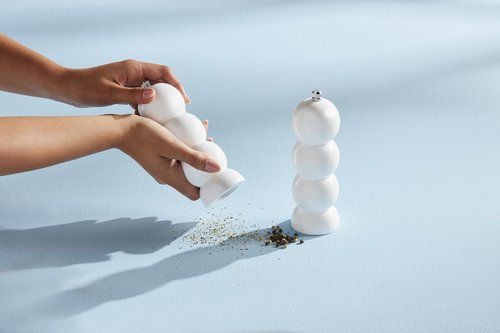Mud Pie Classic Salt Pepper Grinders; 6.25" X 2.25"