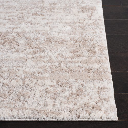 SAFAVIEH Century Collection Accent Rug - 2'7" x 5', Ivory & Beige, Modern Abstract Design, Non-Shedding & Easy Care, Ideal for High Traffic Areas in Entryway, Living Room, Bedroom (CTY350B)