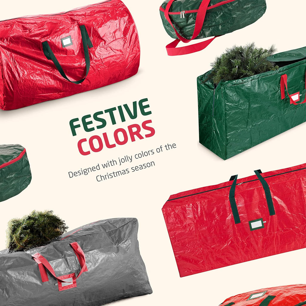 Zober Large Christmas Tree Storage Bag | Waterproof & Durable for 9 Ft Trees - Pack of 2