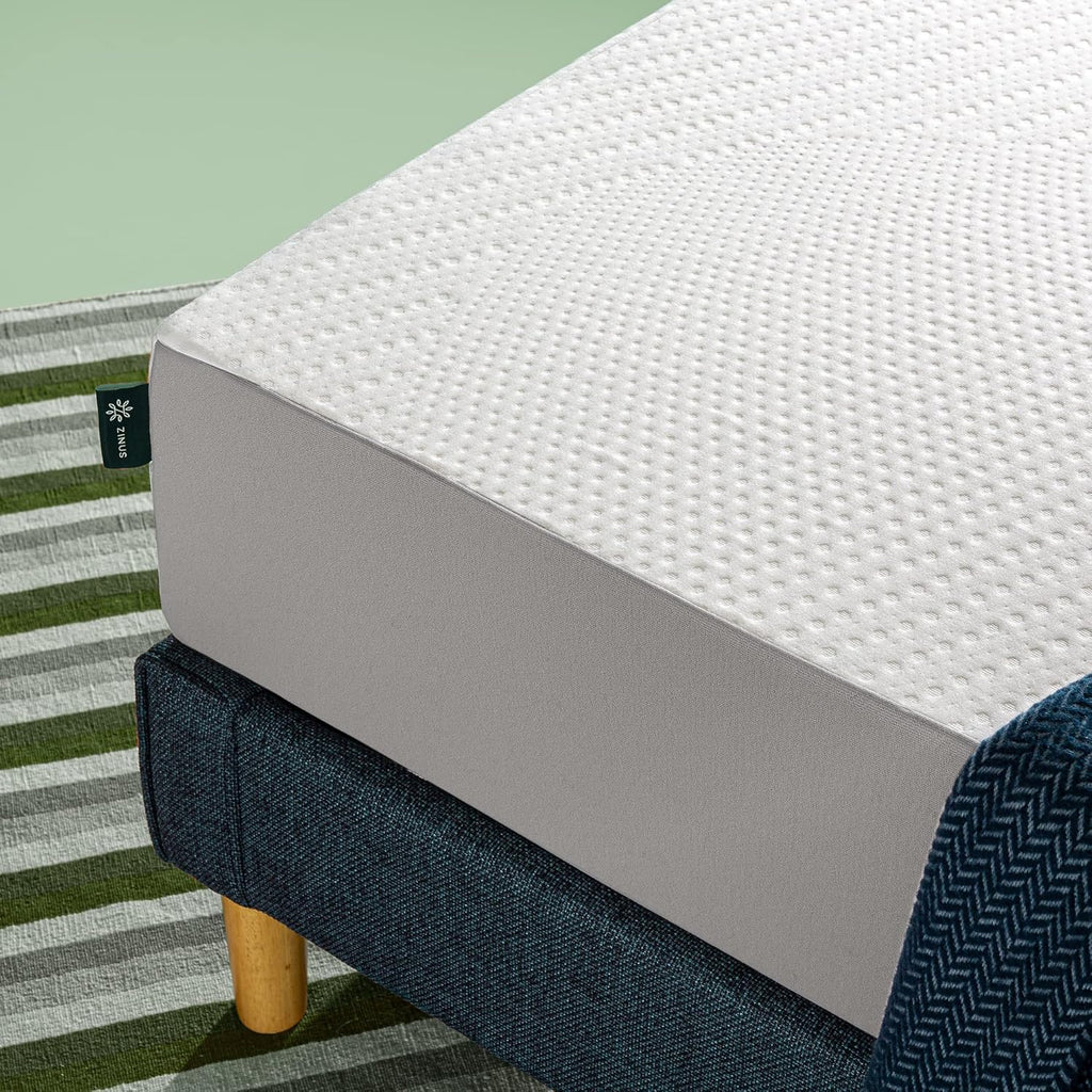 Zinus 8 Inch Twin Foam Mattress - Cooling Comfort with Certified Safe Materials
