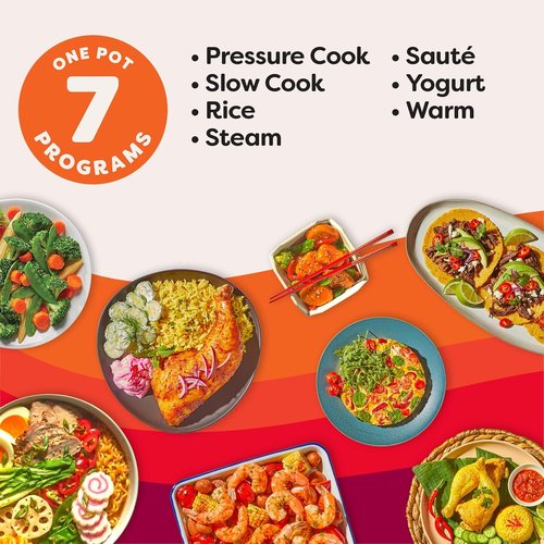 Instant Pot 4QT RIO Mini 7-in-1 Multi-Cooker - Versatile Pressure Cooker & Slow Cooker in Sea Salt