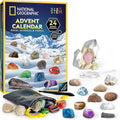 National Geographic Rock Collection Advent Calendar - 24 Gemstones, Minerals & Fossils for Kids