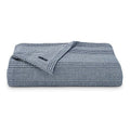 Nautica - Queen Blanket, Ring Spun Cotton Bedding, Medium-Weight for All Seasons, Oeko-Tex Certified (Chevron Navy)