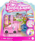 Barbie Mini Doll & Beach Convertible Vehicle Set - 1.5-Inch Doll with Color-Change Feature & Accessories